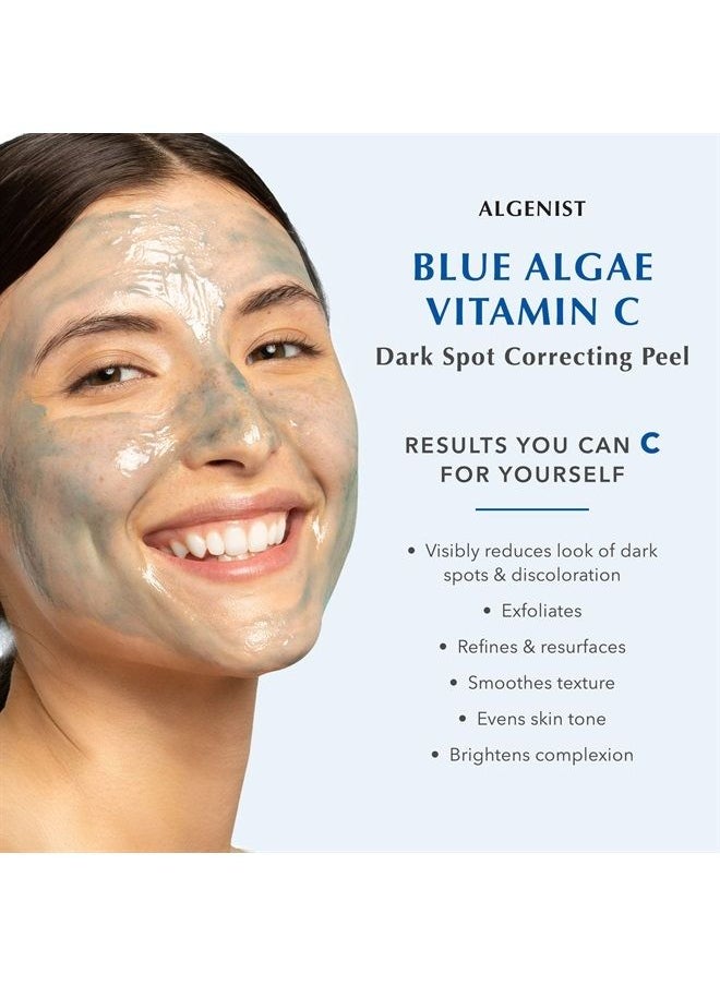 Algenist Blue Algae Vitamin C Dark Spot Correcting Peel - Visibly Reduce the Appearance of Discoloration - Exfoliating AHAs, BHA & PHA to Brighten & Even Skin Tone (45ml)  - Image 3