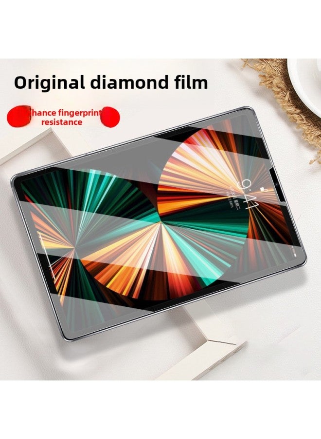 For IPad9 Tempered Film Full Screen Air5 Blue Light Ipadpro11 Apple 12.9 Flat Protective Film Mini6-Color:Straight Edge Blue Light Tempered Film (boxed)-Dimensions:iPad 10 】 - Image 1