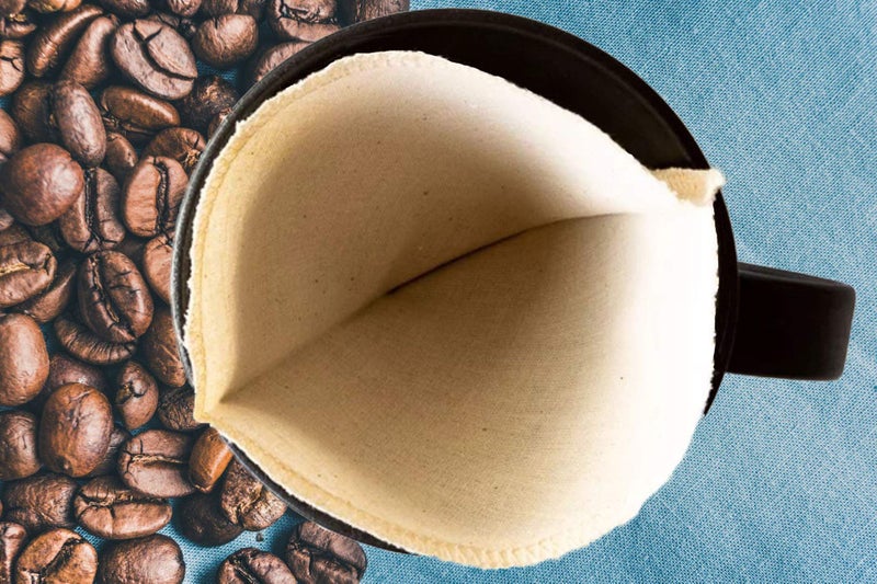 Clarkia 3 Piece Size #4 Cotton Cone Coffee Filters Unbleached All-Natural, Reusable Filter Pour Over Dripper - Eco-Friendly - Image 3