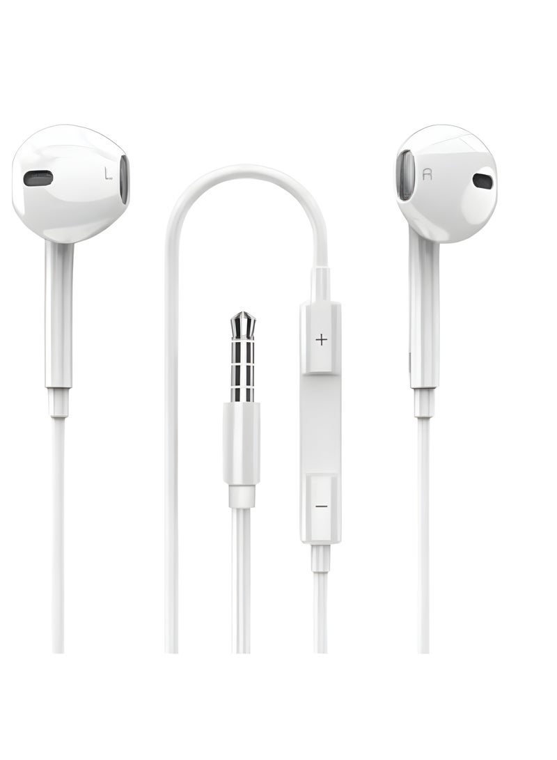 sia SI-318 In-Ear Stereo Headphones, Flat Cable, HD Sound, 3.5mm Wired