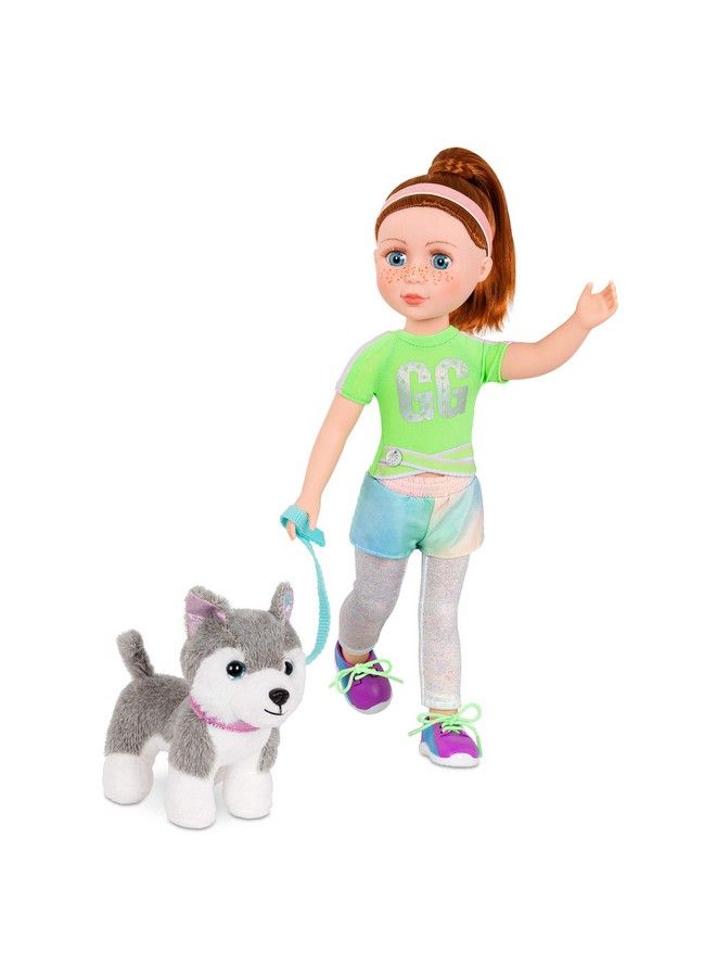 Glitter Girls Alaska Plush Toy Dog Puppy Pet Accessory For 14Inch Dolls Toys Clothes And Accessories For Girls 3 And Up Grey White - Image 5