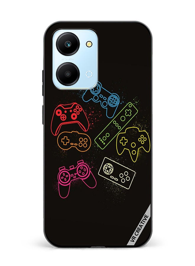 VR CREATIVE Protective Case Cover For Honor Play7T Ps5 Remotes Design Multicolour - Image 1