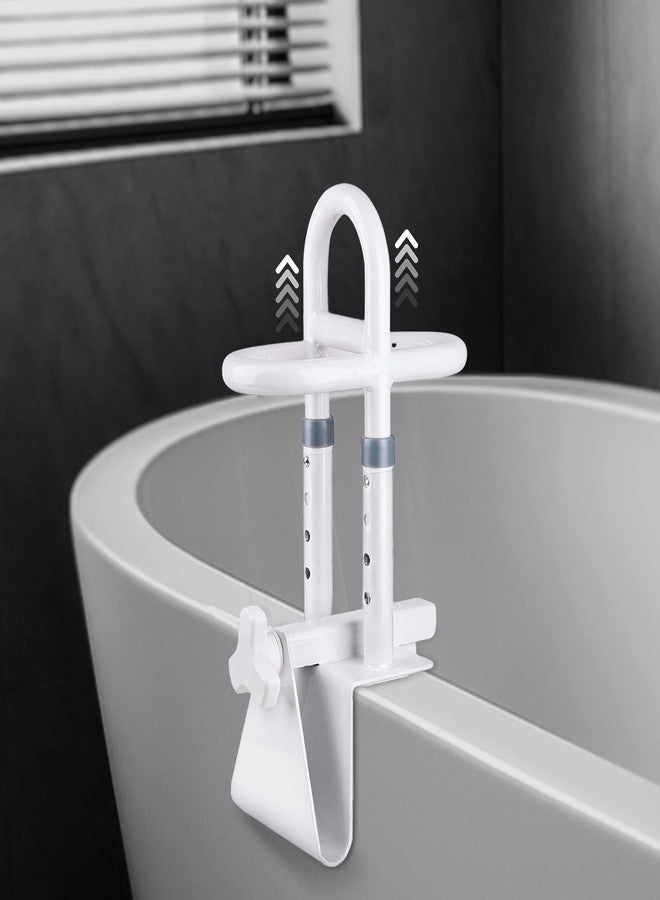 YaoFaFa Adjustable Bathtub Safety Rail - Non-Slip Shower Grab Bar Handle, Bathtub Grab bar, Fits 3.15"-6.69" Walls, 300lbs Support, Sturdy Bathtub Safety Rail for Elderly & Disabled - Image 1