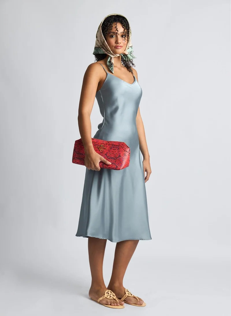JANARA JONES  Aqua Serenity Midi Bella Dress for Women | Best Price UAE