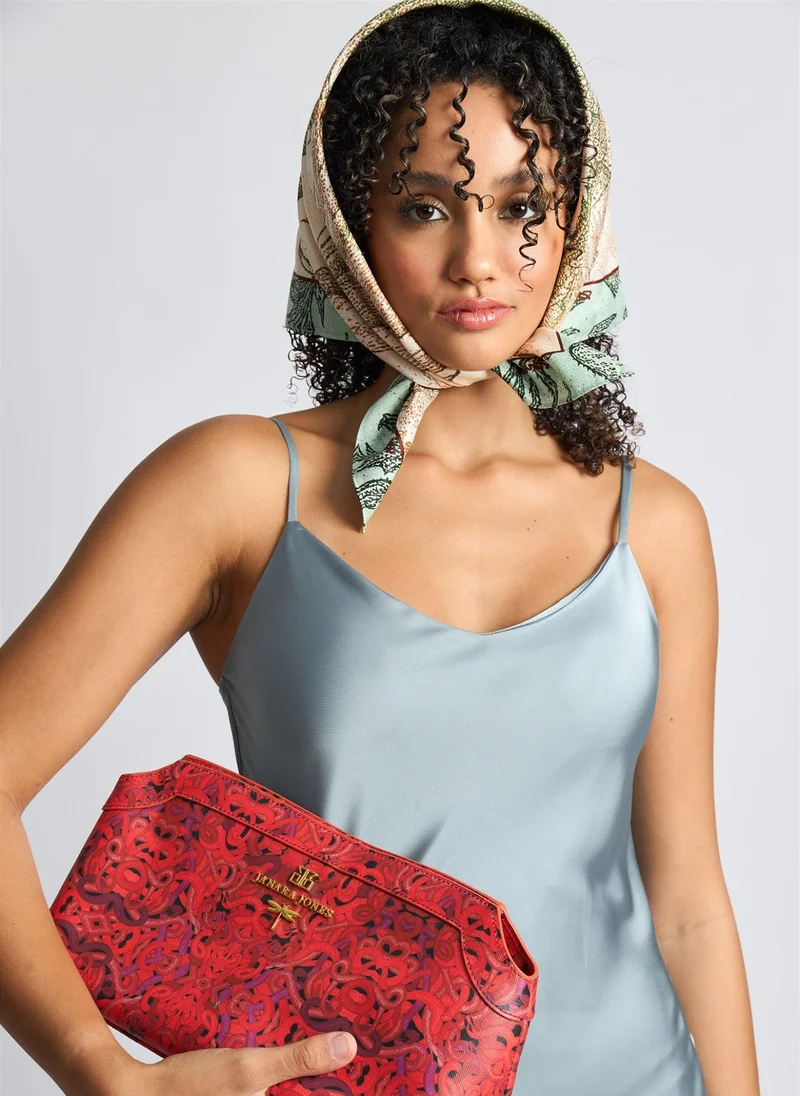 JANARA JONES  Aqua Serenity Midi Bella Dress for Women | Best Price UAE