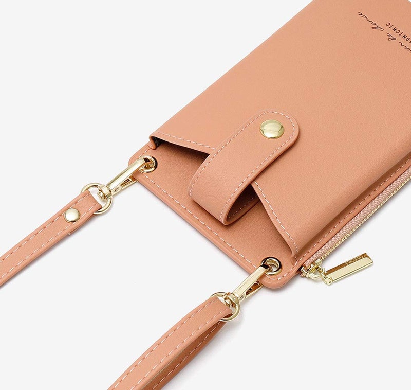 Valentoria Womens CellphoneSmall Crossbody Bag Light Fashion Leather Card Wallet Shoulder Purse Handbag Lanyard Case Girls Travel Pouch Satchel for iPhone 12/12 Pro Max 6/7/8 Plus (B-Green) - Image 5