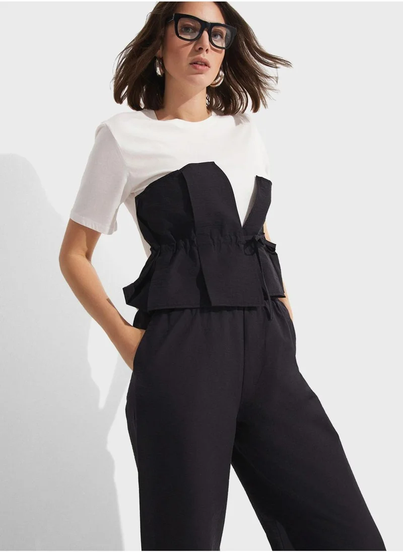 JUNE High Waist Trouser & Blouse Set