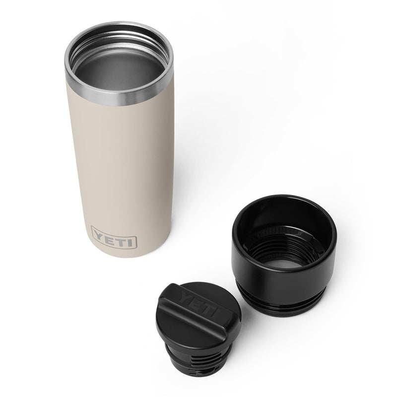 YETI Rambler 16 oz Travel Bottle, Stainless Steel, Vacuum Insulated with Leakproof Commuter Cap, Cape Taupe - Image 3