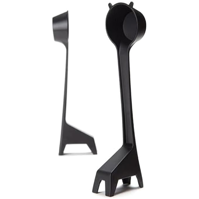 ريحني ملعقة قياس القهوة، على شكل زرافة، قاعدة بلاستيكية طويلة المقبض، ملعقة طاولة لمسحوق القهوة المطحون، ملعقة طاولة للإسبريسو، حبة شاي، ملحقات مطبخ خفيفة الوزن، الزرافة - Image 5