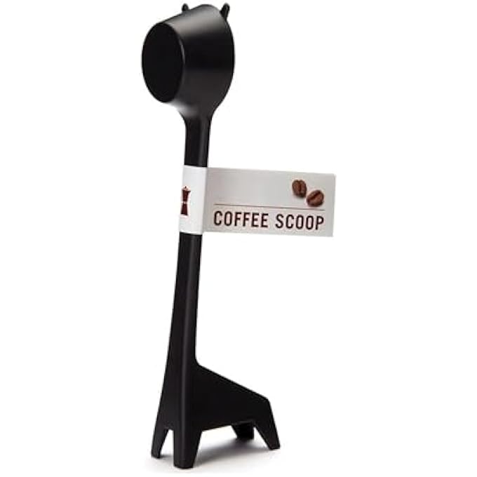 ريحني ملعقة قياس القهوة، على شكل زرافة، قاعدة بلاستيكية طويلة المقبض، ملعقة طاولة لمسحوق القهوة المطحون، ملعقة طاولة للإسبريسو، حبة شاي، ملحقات مطبخ خفيفة الوزن، الزرافة - Image 1