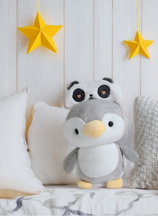 Cuddles Adorable Marshmallow Duck Plush Stuffed Animal Toy 20cm-Grey - Image 2