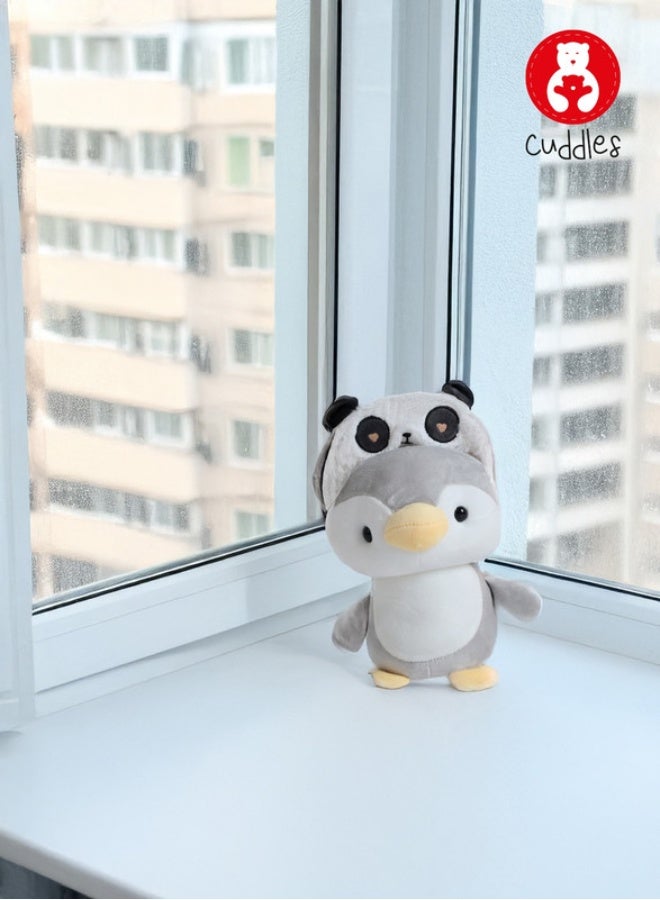 Cuddles Adorable Marshmallow Duck Plush Stuffed Animal Toy 20cm-Grey - Image 4