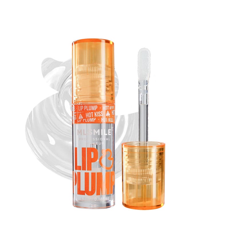 Charm Kiss Duck Lip Plumper Glow  Hydrating Fat Lip Oil Plumper Gloss  Glitter Shine Make Lips Fuller 01 