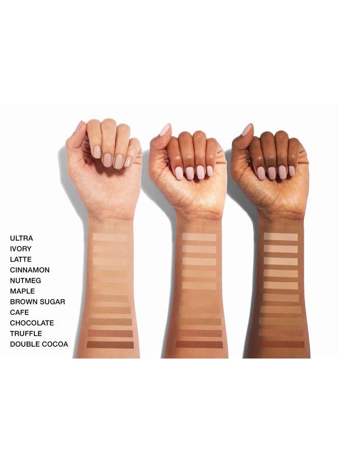 BellaPierre Compact Mineral Foundation SPF 15 | Vegan & Cruelty Free Natural Makeup | Full Coverage Matte Foundation | Hypoallergenic | Oil & Talc Free - 0.35 Oz - Nutmeg  - Image 5