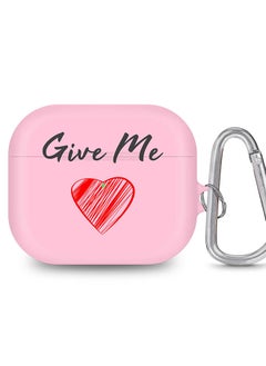 StylePods Case for Airpods 3rd Gen Case With Anti-Lost Keychain - Give me love