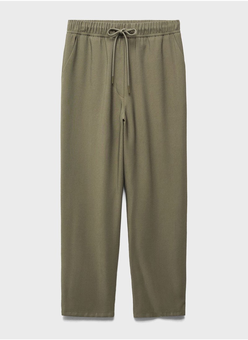 MANGO - High Waist Pants - Image 1
