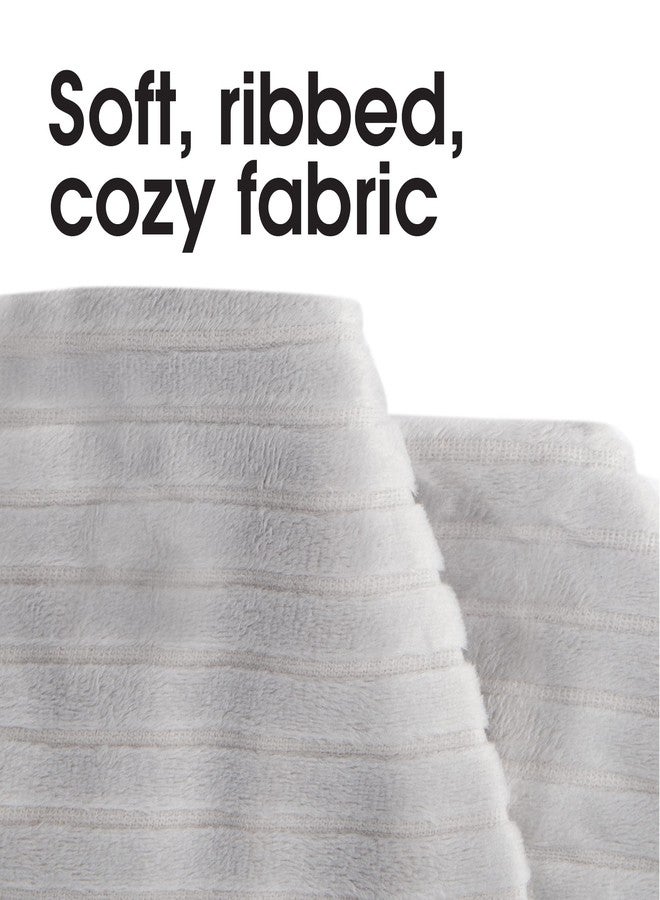 Boppy Changing Pad Cover, Gray Ribbed Minky - Image 3