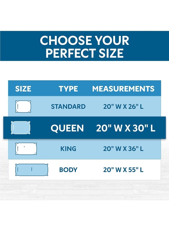 Guardmax Jersey Knitted Pillow Protector with Zipper Queen Size - 8 Pack - 100% Waterproof, Bed Bug Proof, Dust Mite Proof, & Hypoallergenic Pillow Covers - Premium Zippered Pillow Cases. (20 X 30) - Image 4