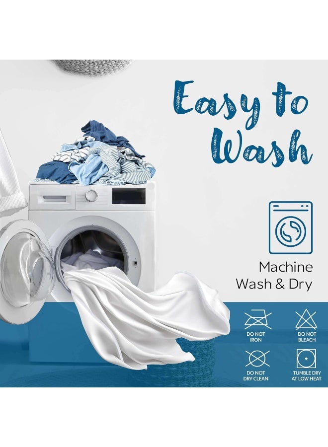 Guardmax Jersey Knitted Pillow Protector with Zipper Queen Size - 8 Pack - 100% Waterproof, Bed Bug Proof, Dust Mite Proof, & Hypoallergenic Pillow Covers - Premium Zippered Pillow Cases. (20 X 30) - Image 5