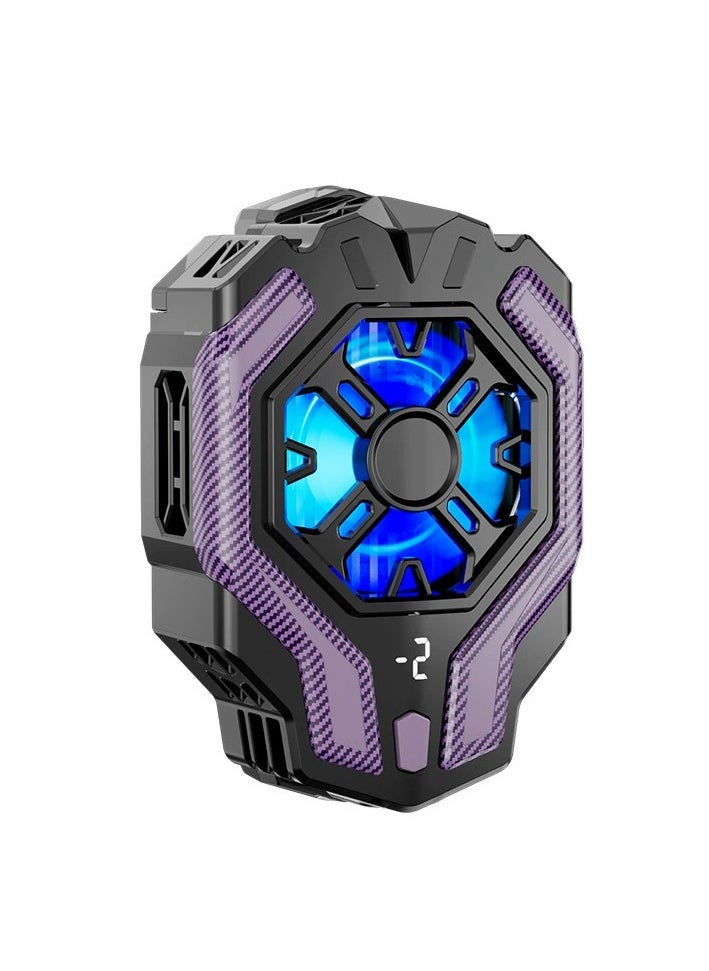 spa luxetique Magnetic Phone Cooler with RGB Lights - 3-Speed Semiconductor Cooling for Gaming & Streaming | 2.5oz Lightweight, Real-Time Temp Display, Ultra-Quiet  - Image 1