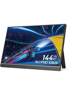 Generic 16.1'' 144Hz Portable Gaming Monitor, 106% sRGB 1080P FHD Kickstand Portable Monitor with HDR, Ultra Slim, Eye Care, External Second Screen for Laptop, PC, PS5, Mac, Xbox, Switch  - Image 1