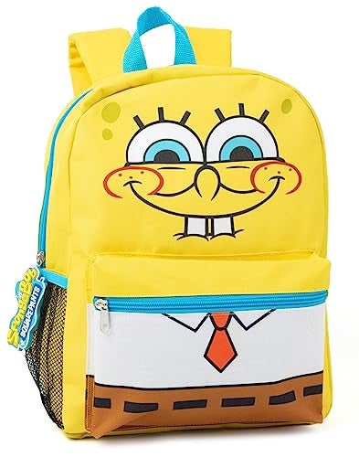 Spongebob Squarepants حقيبة ظهر للأطفال من سبونج بوب سكوير بانتس، متعددة الألوان، مقاس واحد - Image 2