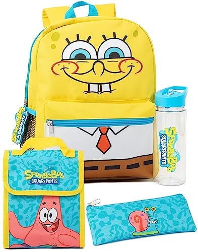 Spongebob Squarepants حقيبة ظهر للأطفال من سبونج بوب سكوير بانتس، متعددة الألوان، مقاس واحد - Image 1