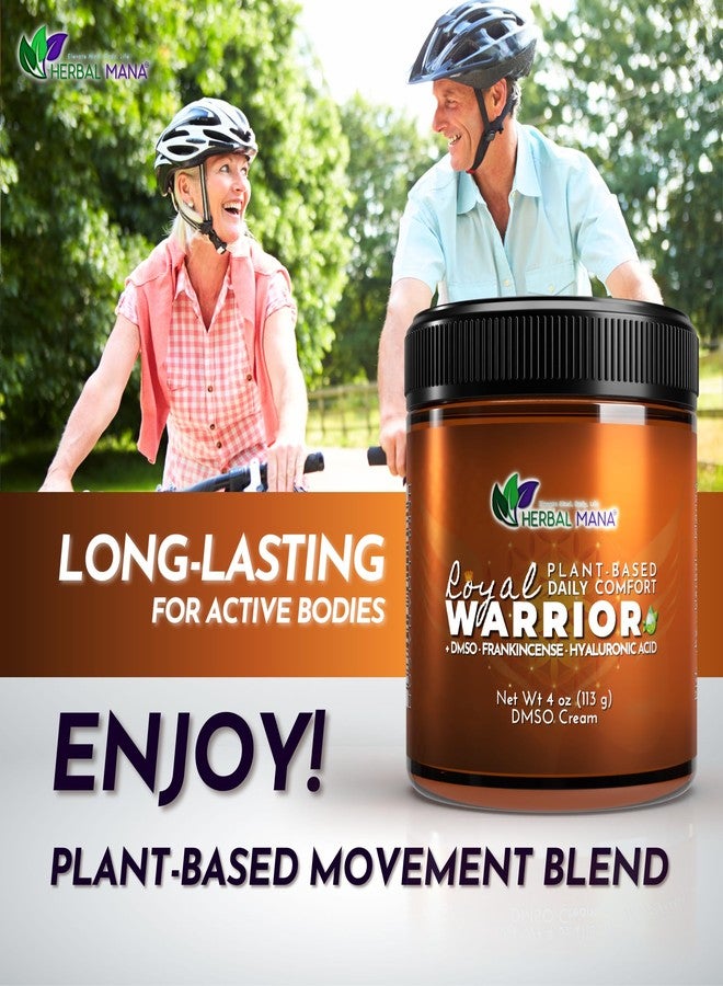 Herbal Mana Frankincense DMSO Body Cream with Magnesium & Hyaluronic Acid | Royal Warrior - Image 2