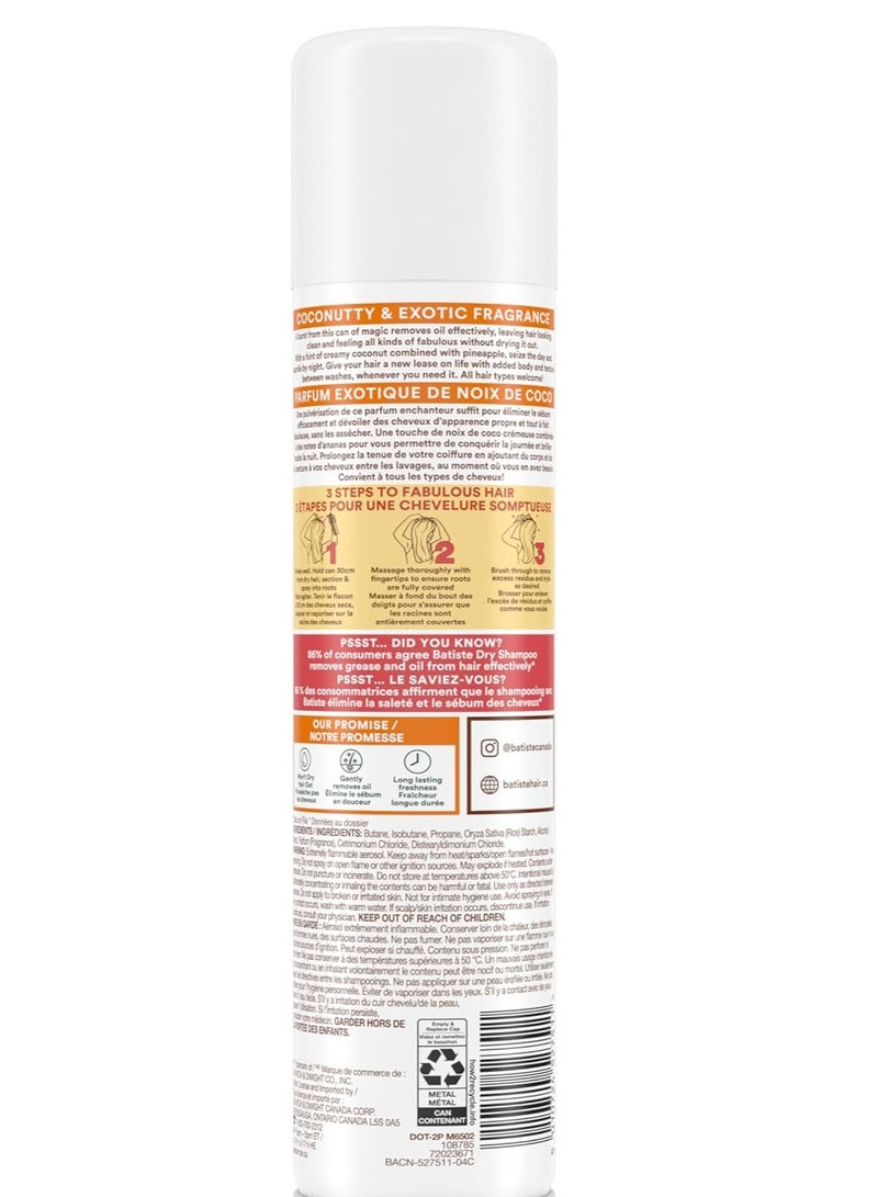 باتيستي شامبو باتيست الجاف، استوائي، 200 مل - Image 3