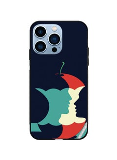 Protective Case Cover For Apple iPhone 13 Pro Eaten Apple Design Multicolour