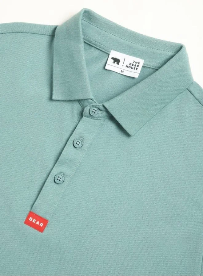 THE BEAR HOUSE  Men's Polo Shirt for Casual & Semi-Formal Wear | Classic Collar Neck T-Shirt | Comfortable, Stylish & Versatile for Office, Travel, Outings & Everyday Use for Men | Best Price UAE