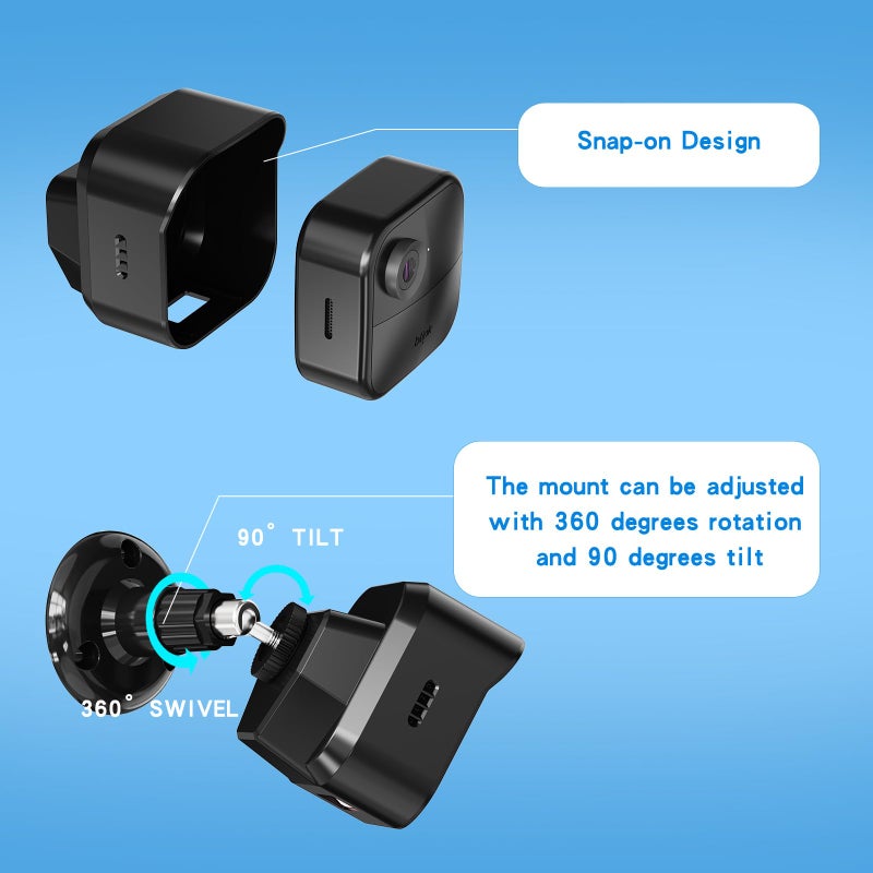 Hogee All-New Blink Outdoor 4 (4th Gen) Camera, Weatherproof Protective Housing and 360 Adjustable Mount with Sync Module 2 - 3 Pack - Image 5