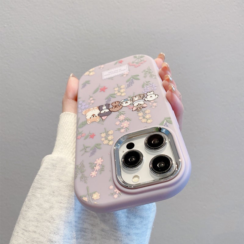 Flower Puppy Suitable for Apple 16Pro Mobile Phone Case 14 New Iphone15Promax Cartoon 13 Stylish 17 - Image 5