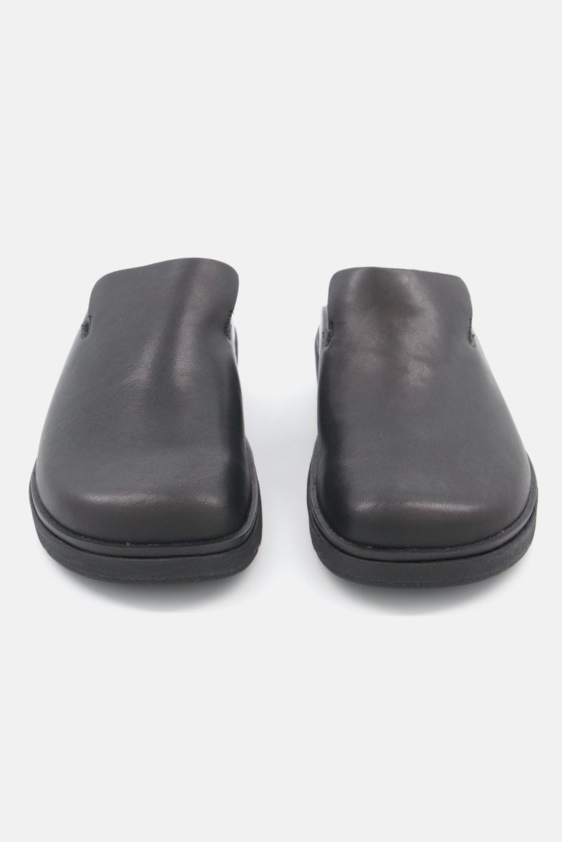 FitFlop أحذية نسائية جلدية سهلة الارتداء، سوداء - Image 2