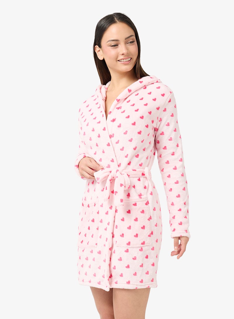 جينجر روب بقلوب قطيفة - Image 1