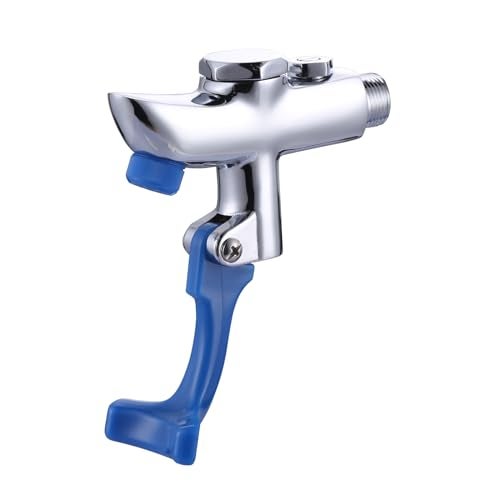 WOWOW Wall Mount Glass Filler Faucet WOWOW PushBack Water Bottle Filling Station Brass Commercial Water Filler Faucet for Bar Diner Cafe Restaurant Kitchen and Cafe Male Thread No Flange - Image 1