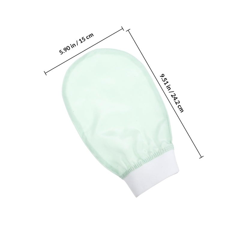 Exfoliating Shower Bath Gloves Double Sided Body Scrubber Mitt Soft Silk Texture Dead Skin Remover Spa Glove For Smooth Skin Care In Shower - Image 3