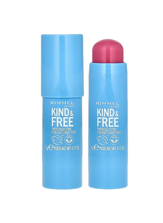 RIMMEL LONDON Rimmel London, Kind & Free, Tinted Multi Stick, 003 Pink Heat, 0.17 oz  (5g)  - Image 1