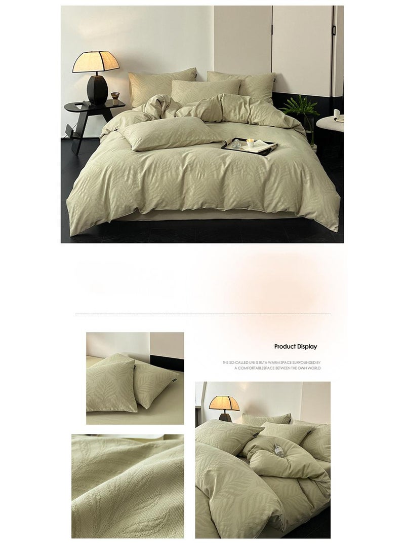 Bluejw 4-Piece Cotton Comfortable Set Bed Sheet Set Gift Birthday Gift Moving Gift - Image 3