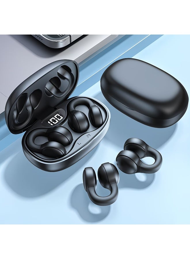FUDIYA New Wireless Music Headset Touch Earphones Clip-Ear Sports Headphones for Xiaomi Earphone for iPhone Smart Earbud, for Valentine's Day Gift - Image 5