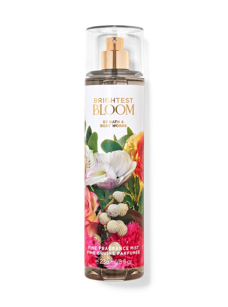 Bath & Body Works رذاذ عطر زهور ساطعة الفاخر - Image 1