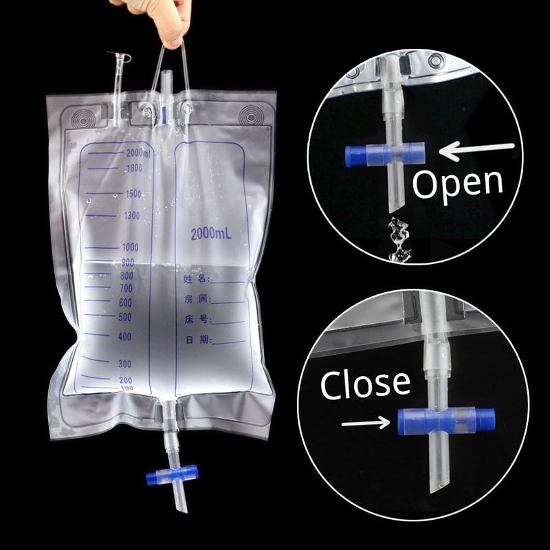Owfeel 2000ml Man Protable Wearable Urine Bag Urinal System with Collection Urine Bag (2000ml Man Urine Bag) - Image 5