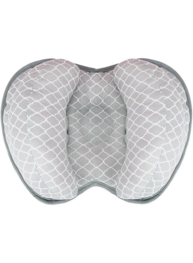 KAKIBLIN Baby Neck Pillow for Head, 2 in 1 Baby Travel Pillow, Banana Baby Head Pillow, Neck Pillow for Infants Small Boys and Girls, Neck Support for Stroller, White Cloud - Image 1