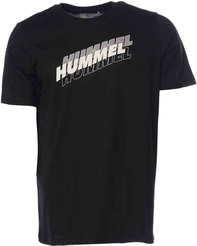 هامل Graphic Triple Logo Tee Short Sleeve T-Shirt