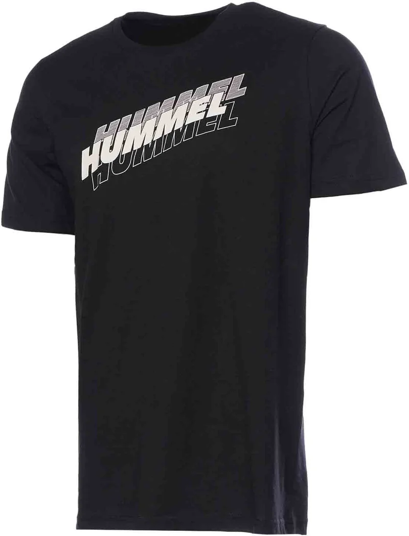 هامل Graphic Triple Logo Tee Short Sleeve T-Shirt