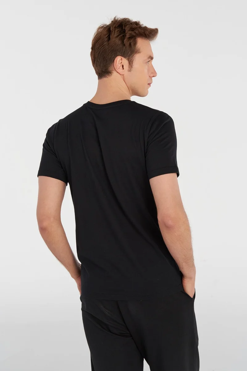 هامل Graphic Triple Logo Tee Short Sleeve T-Shirt