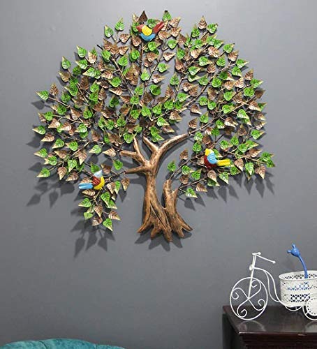 AntarYuga Metal Iron Aspen Tree Decorative Wall Art/Sculpture for Home Living Room/Bedroom/Office (37X3X37 Inches) - Image 4
