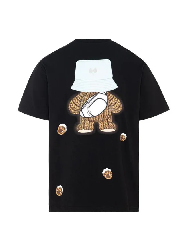 Selene Unisex - Bear Graphic Crew Neck T-Shirt