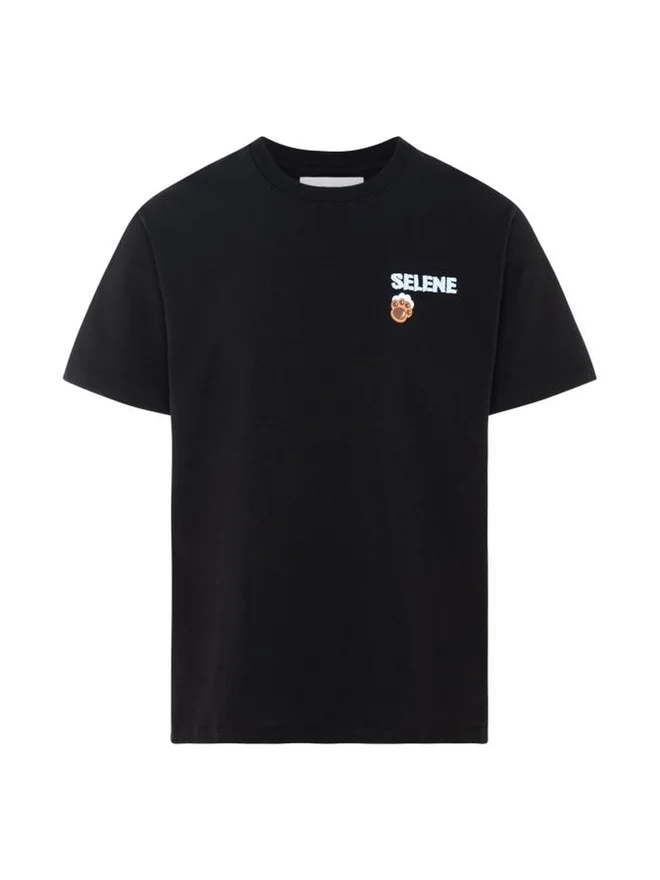 Selene Unisex - Bear Graphic Crew Neck T-Shirt