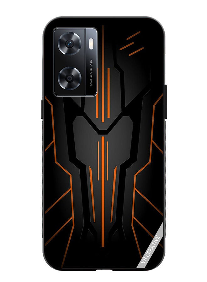 VR CREATIVE غطاء حماية واقٍ لهاتف وان بلس نورد N20 SE بتصميم سارك أسود متعدد الألوان - Image 1